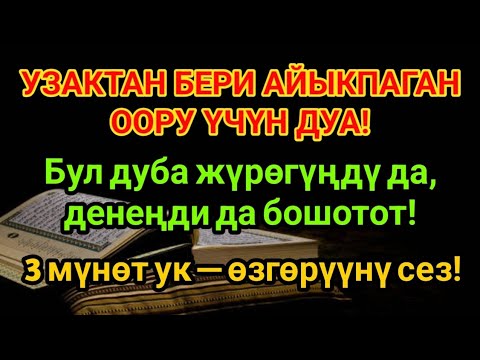 Видео: ЖЫЛДАР БОЮ ЖОК БОЛБОГОН ООРУГА ДА ТААСИР БЕРЕТ! Пайгамбардын Шыпаасы! 🤲