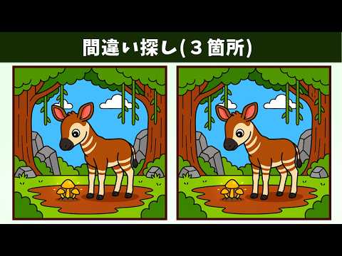 Видео: Найдите 3 отличия | Иллюстрация Версия #2018