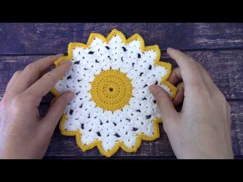 Видео: Желтая салфетка/подставка для начинающих