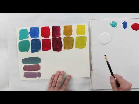 Видео: Гармония цвета с использованием материнского цвета / Искусство с Адель