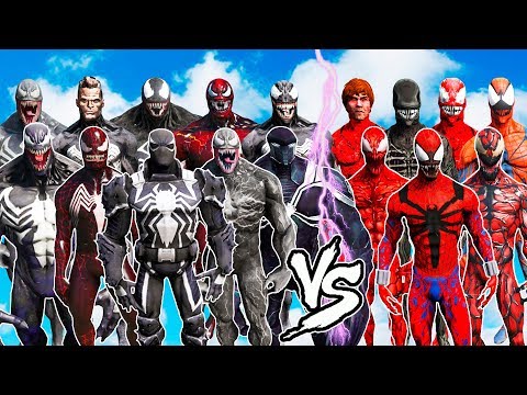 Видео: АРМИЯ ВЕНОМА ПРОТИВ АРМИИ КАРНАЖА - ЭПИЧЕСКАЯ БИТВА