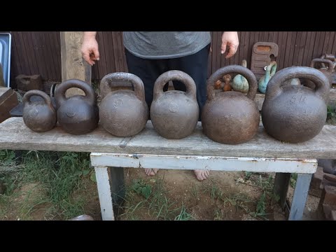 Видео: ОБЗОР СТАРИННОЙ ЦАРСКОЙ ЧЕТЫРЁХПУДОВОЙ ГИРИ REVIEW OF OLD TIME 4 POODS KETTLEBELL
