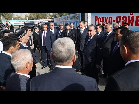 Видео: Ифтитоҳи роҳи мошингарди байни деҳаҳои Файзобод ва Тагноб то маркази ноҳияи Мир Сайид Алии Ҳамадонӣ