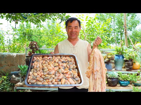 Видео: Кишечный кишечник с 100 куриных почек! Крушистый барбекю, Mouthful Juicy! | Дядя сельский Гурмет