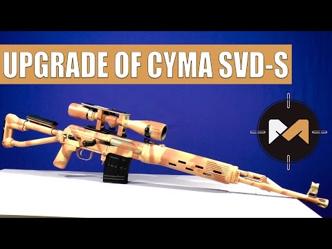 Видео: Тюнинг винтовки СВД-С от CYMA. Upgrade of CYMA SVD/SVD-S
