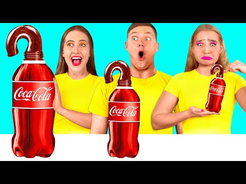 Видео: Большая, Средняя или Маленькая Тарелка Челлендж | Эпичная Битва с Едой от Fun Challenge