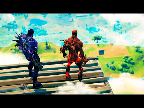 Видео: ВЕНОМ И КАРНАЖ СТРОЯТ СКАЙБАЗУ! Fortnite: 18 сезон