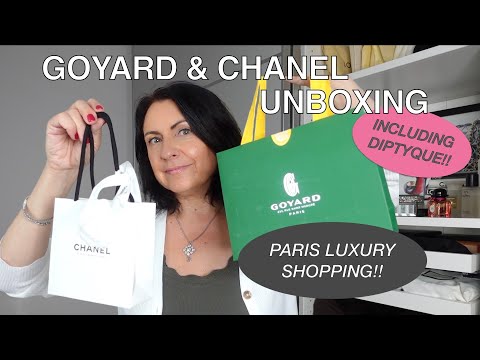 Видео: ПЕРВАЯ РАСПАКОВКА РОСКОШИ ИЗ ПАРИЖА!! GOYARD, CHANEL И DIPTYQUE!! ЧТО Я КУПИЛ??