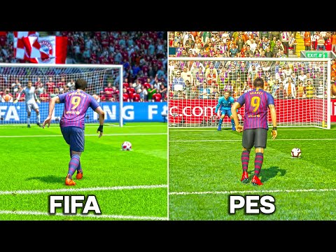 Видео: ЛУИС СУАРЕС. Пенальти • FIFA vs PES (2008-2023)