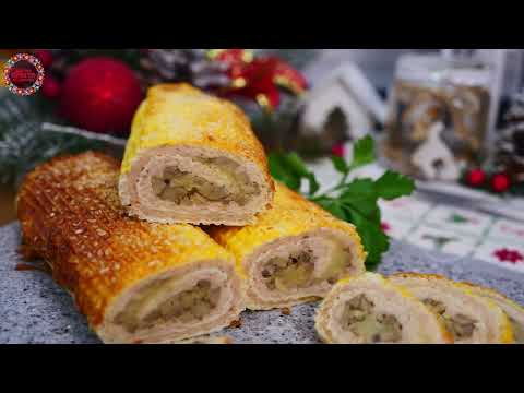 Видео: 🎄Я КОВБАСУ НЕ КУПУЮ А ГОТУЮ ТАКИЙ РУЛЕТ БЕЗ ЗАМОРОЧОК👍🏻ІДЕЯ ДО СВЯТКОВОГО СТОЛУ!