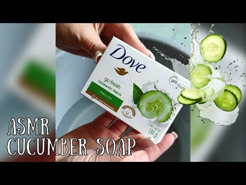 Видео: АСМР Мило з Огірком🥒| CUCUMBER SOAP ASMR 🧽