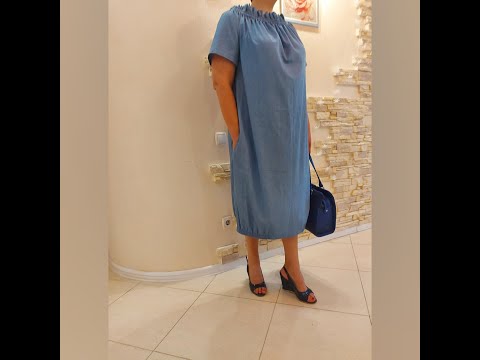 Видео: Летнее Платье Минимум Мерок. Выкройка + Пошив.