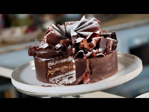 Видео: Торт «Осенний лист» – Бруно Альбузе