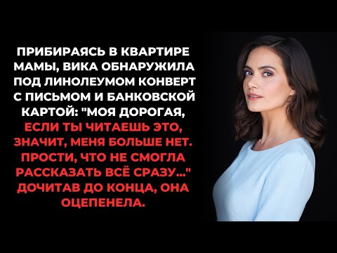 Видео: Убираясь в квартире мамы, Вика обнаружила конверт под линолеумом