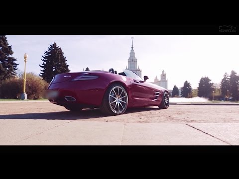 Видео: Тест-драйв от Давидыча Mercedes SLS 63AMG Cabriolet