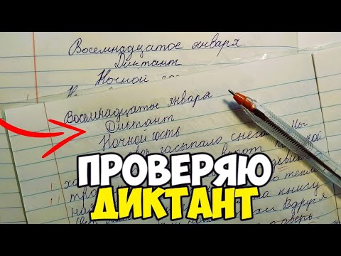 Видео: Проверяю контрольный диктант по русскому языку 4 класс