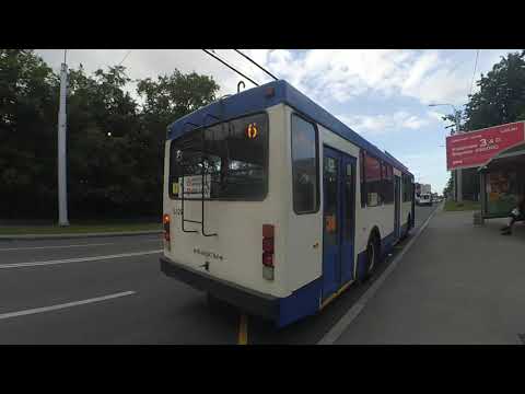 Видео: Добежал до одного из последних: троллейбус "5329 по 6" СПб 13-**: ВМЗ-5298-22 5329 по №13 (17.07.23)