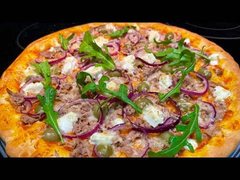 Видео: Самое лучшее ТЕСТО ДЛЯ ПИЦЦЫ/ Пицца с ТУНЦОМ И ФЕТОЙ🍕One perfect PIZZA DOUGH/ Тuna and Feta PIZZA