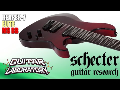 Видео: SCHECTER REAPER-7 ELITE MS - электрогитара 7 струн из Южной Кореи