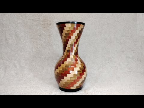 Видео: Точение дерева. Лучшая сегментированная токарная обработка.