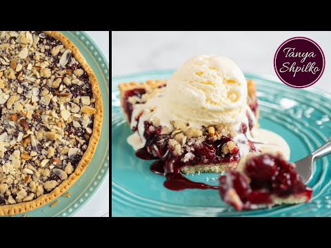 Видео: Бесподобный Вишневый Пирог (Тарт) на Песочном Тесте | Amazing Cherry Tart | Tanya Shpilko