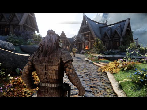 Видео: The Elder Scrolls V Skyrim - вернулся из леса в Скайрим