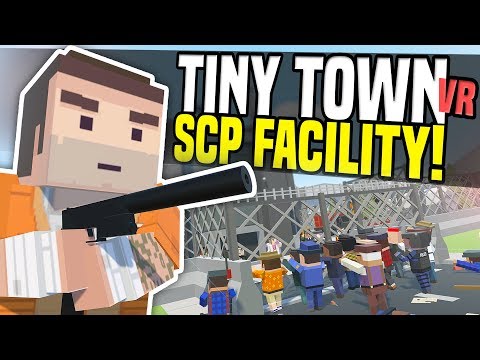 Видео: SCP FACILITY — Рекомендации по игре Tiny Town VR №3 | Зомби-апокалипсис! (Игровой процесс HTC Vive)
