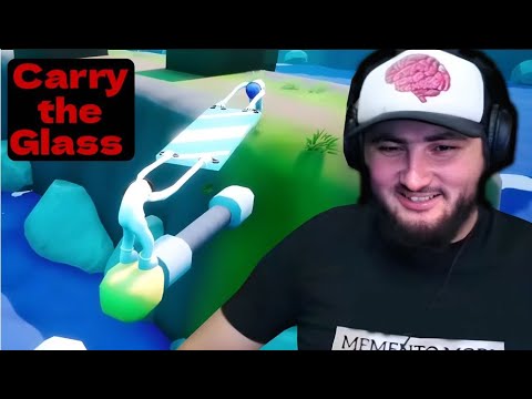 Видео: Азамм и Нави тренер играют:Carry The Glass