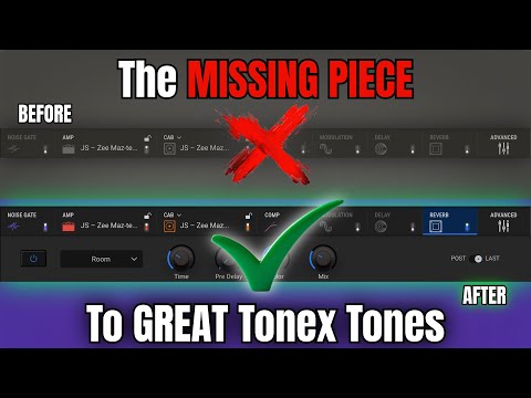 Видео: Недостающий элемент для ОТЛИЧНЫХ тонов ToneX (использование только встроенных инструментов)!