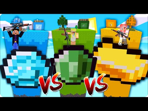 Видео: ✨ ЧАНК ЗОЛОТО vs ЧАНК АЛМАЗ vs ЧАНК ИЗУМРУД в Майнкрафте! НУБИК ЛЕСКА ШЕДИ