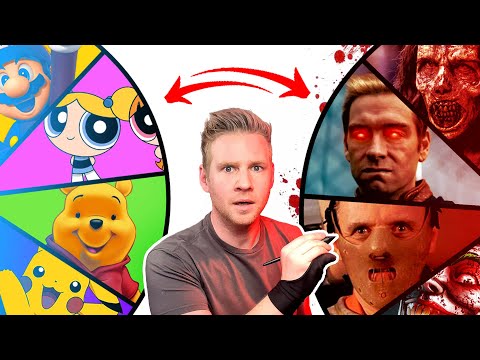 Видео: Рисуем еще больше ЭКСТРЕМАЛЬНЫХ смен стилей персонажей!