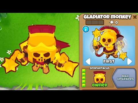 Видео: Обезьянка-ГЛАДИАТОР нового уровня в BTD 6!