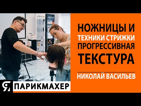 Видео: Николай Васильев. ПРОГРЕССИВНАЯ ТЕКСТУРА. НОЖНИЦЫ И ТЕХНИКИ СТРИЖКИ