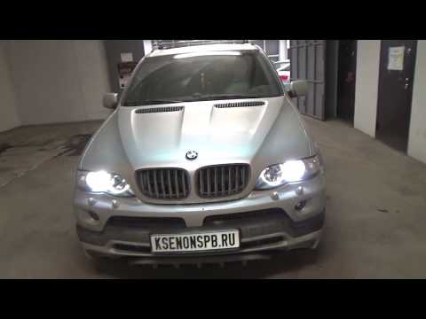 Видео: Улучшение света BMW X5 E53 . BI-LED вместо BI-XENON