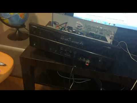 Видео: Ремонт YAMAHA RX-V373 пропал звук