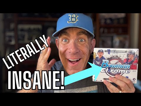 Видео: 500 долларов хитов от этого АБСОЛЮТНО НОВОГО хромированного ящика Bowman Hobby Box 2025 года🔥