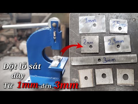 Видео: Изготовление чугунных штамповочных инструментов толщиной от 1 мм до 3 мм Сладость !!!