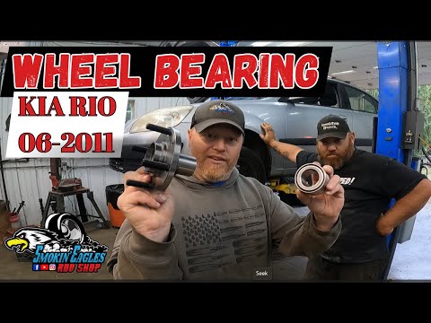 Видео: ЗАМЕНА ПОДШИПНИКА СТУПИЧНОЙ КОЛЕСА ПЕРЕДНЕГО КОЛЕСА KIA RIO (06-2011) #kia #ремонт #подшипник_сту...