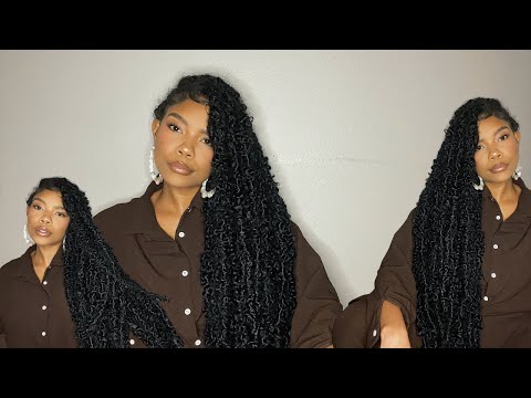 Видео: Искусственные локоны Jumbo Curly Distressed Faux Locs FT Shakengo