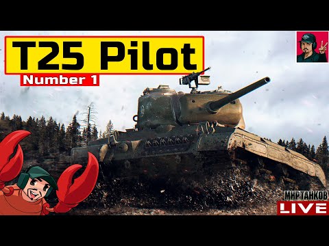 Видео: 🔥 T25 Pilot Number 1 - "ПИЛОТКА" СНОВА В МОДЕ? 😂 Мир Танков