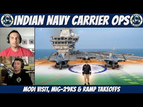 Видео: Реакция летчиков-истребителей ВМС США: INS Vikrant — новый флагманский авианосец Индии в действии!