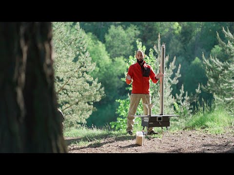 Видео: Hyggelig - сборка и розжиг походной печи