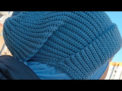 Видео: Шапка-чепец крючком мастер класс