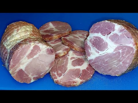 Видео: Шейка варёно-копчёная. Су-Вид из автоклава и вакууматор. The neck is boiled and smoked. Sous Vide