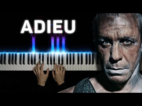 Видео: Rammstein - Adieu | На пианино