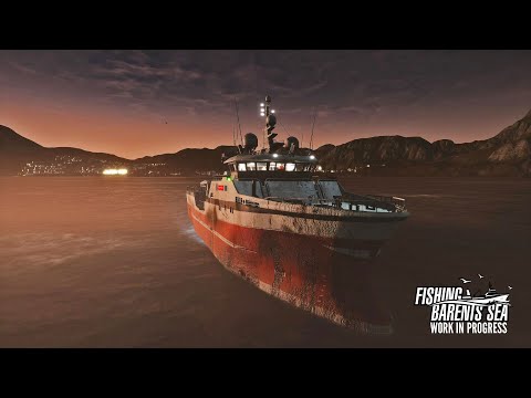 Видео: Fishing Barents Sea - промысловая рыбалка #11 Покупка Гермеса. Первая ловля на трал