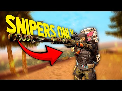 Видео: Захватите остров ТОЛЬКО снайперами!