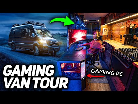 Видео: ULTIMATE 4x4 GAMING CAMPER VAN TOUR (Игровая конфигурация мечты)