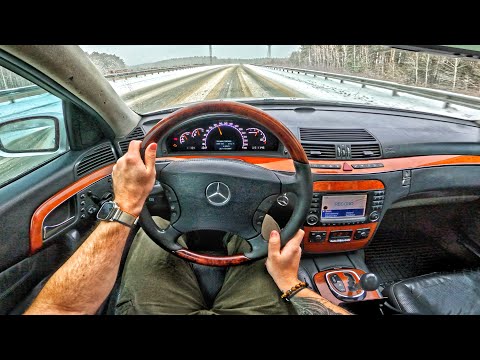 Видео: 2003 Mercedes-Benz S500 W220 5.0 AT - ТЕСТ-ДРАЙВ ОТ ПЕРВОГО ЛИЦА