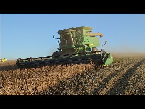 Видео: Жнива вже йдуть помаленьку до завершення. John Deere 9750 STS